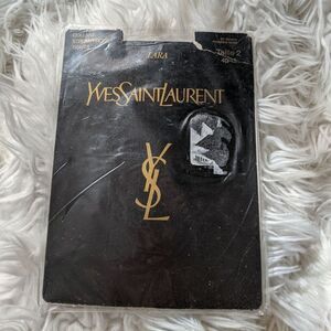 YSL Vintage Opaque Tights Sz Medium
